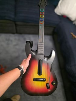 Xbox 360 wireless guitar hero les paul guitar