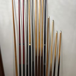 Pool cues