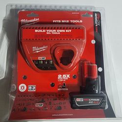 Milwaukee M12 Battery And Charger 