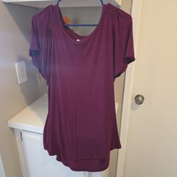 Large Burgandy Shirt