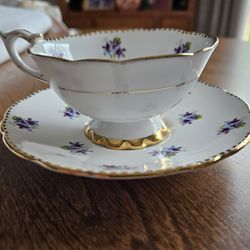 Royal Stafford Bone China Tea Cup & Saucer