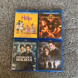 Blu Ray Hunger Games Twilight The Help Sherlock Holmes
