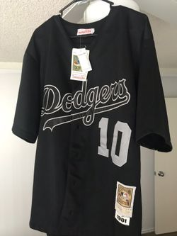 Authentic Mitchell&Ness Vintage Dodger jersey Los Angeles