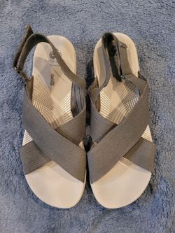 Clark's Cloudstepper Black Sandals