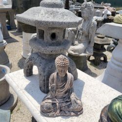 Concrete Buddha Statue / Cement Garden Backyard Buddhas