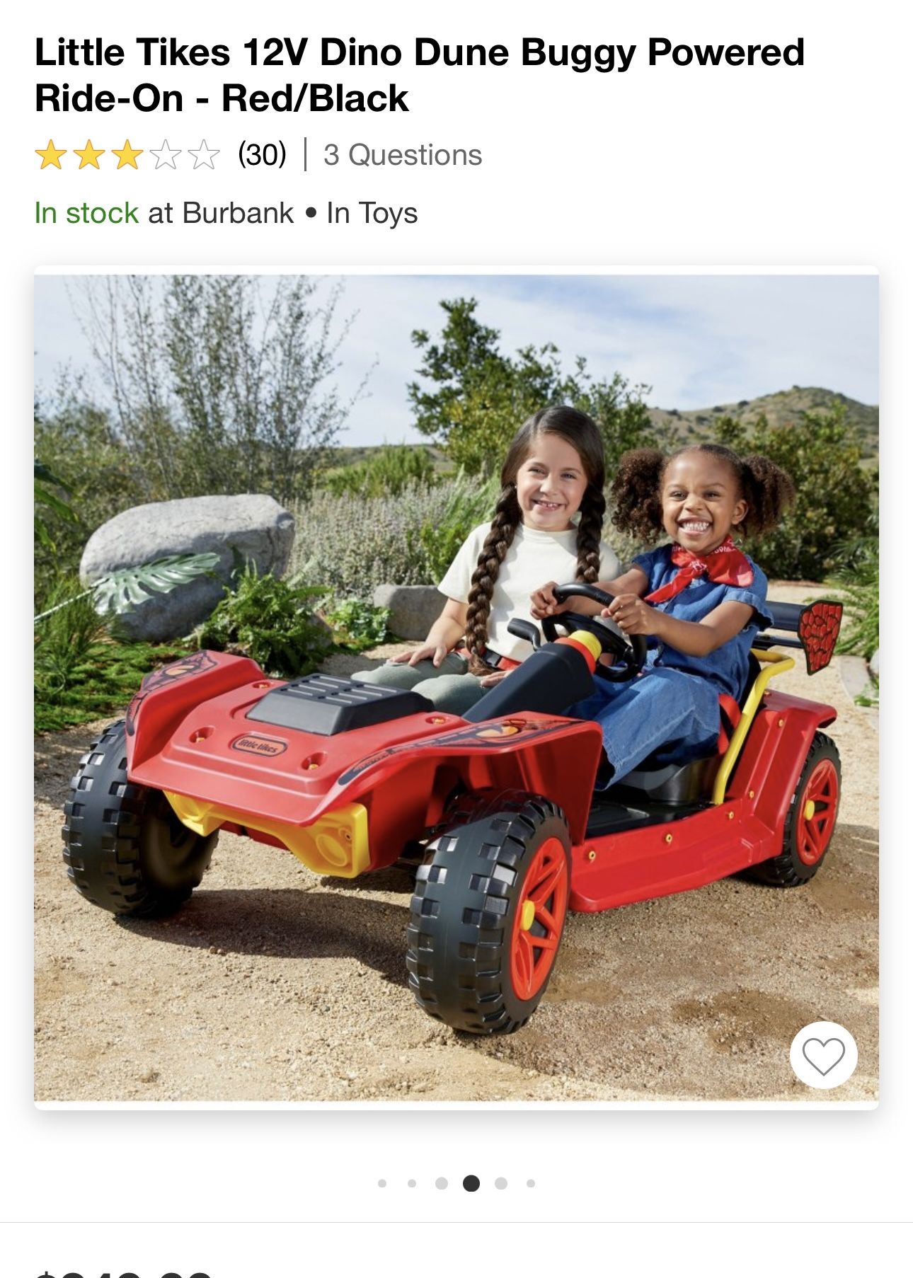 Brand New Little Tikes Dino Dune Buggy Motorized