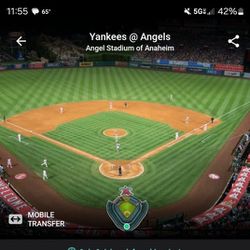 Angels VS Yankees 5/30 2 Tickets 