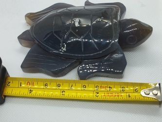 Druzzy Agate sea turtle 