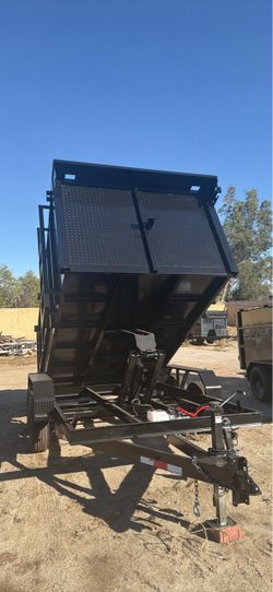 Scissor hoist dump trailer 🚛 2027