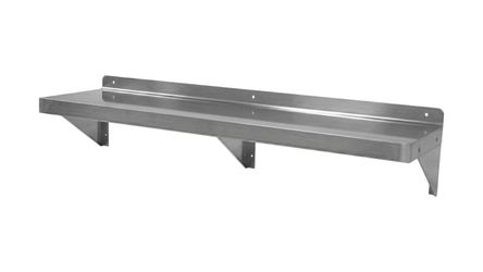 GSW WS-W1448 14" x 48" Deep Stainless Steel Commercial Wall Mount Shelf