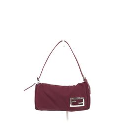 FENDI null Shoulder Bag Canvas Pink Purple 