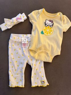Hello Kitty Baby 3-Piece Lemon Set 9M