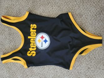 Womens Steelers Black and Gold Bodysuit