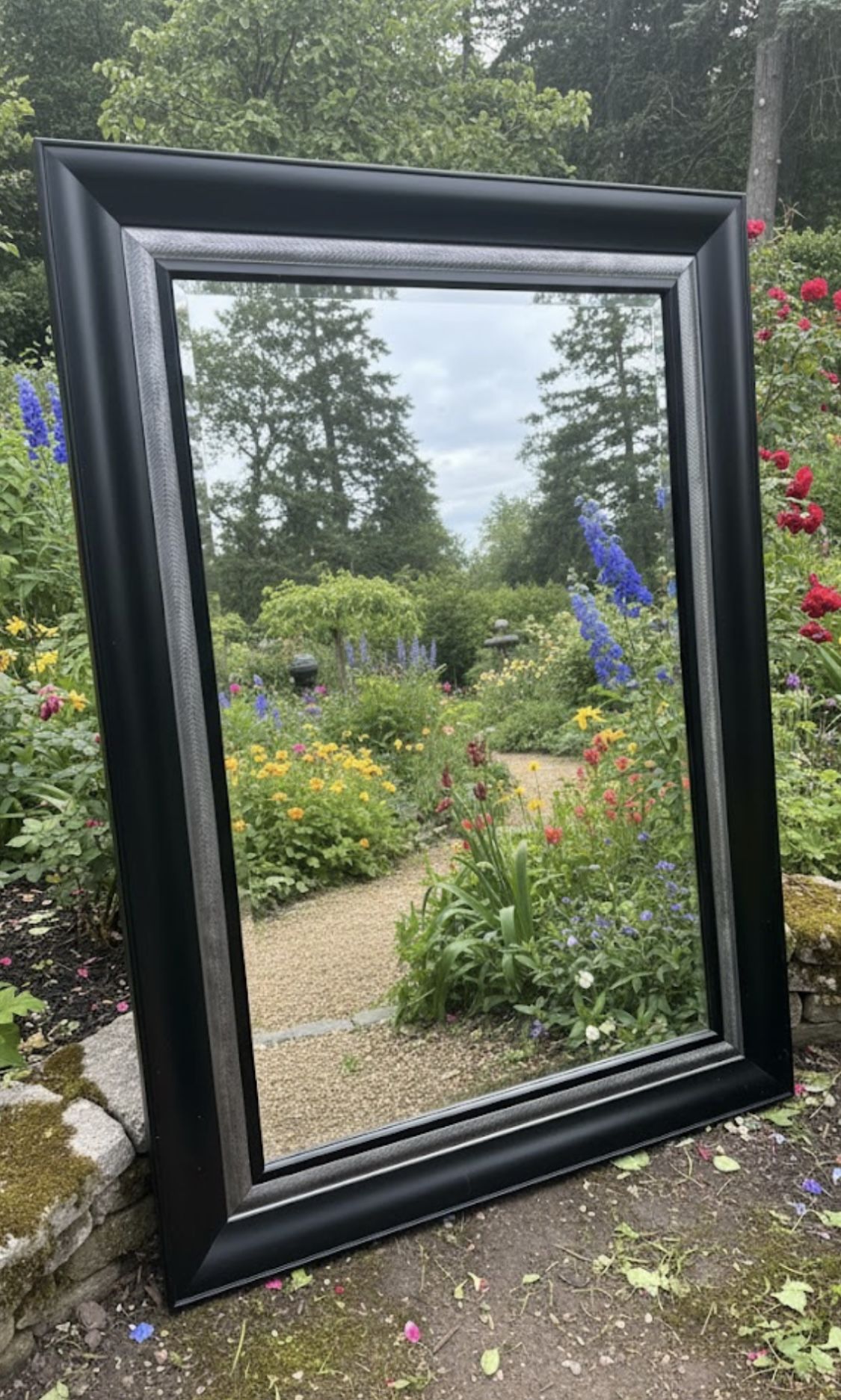 Kirkland Framed Mirror 24x36 Black