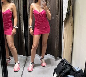 Zara Fuschia Mini Dress 