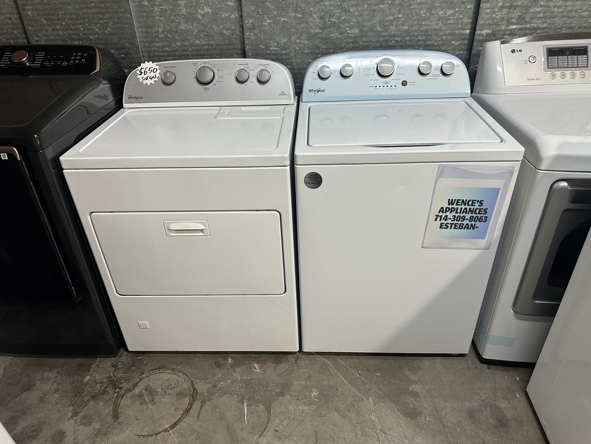 Whirlpool Washer And Gas Dryer
