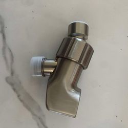 Universal Shower Head Holder Arm Mounted Adjustable Screw On Bracket Bathroom