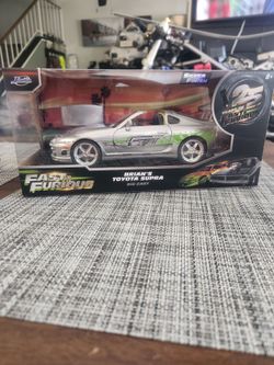 Jada Fast And Furious Supra Silver finish