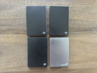 4x Seagate 1TB External Storage Drives