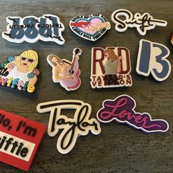 New Taylor Swift Bogg Bag Charms. 11 Pieces