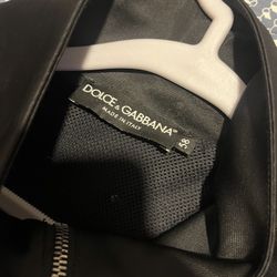Dolce & Gabanna Logo Plaque Men Bomber Jacket