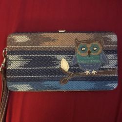 Owl wallet/ Clutch