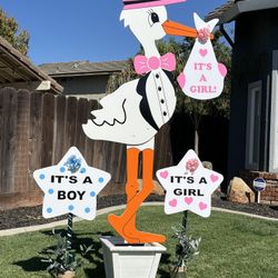 Celebrate With A 6’ Stork