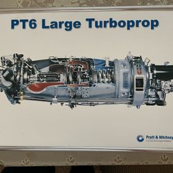 Turboprop engine picture