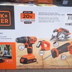 Black and Decker 4 Tool Set