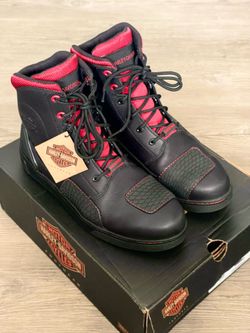 Harley-Davidson Men's Holtman 6-Inch Black Waterproof Motorcycle Boots