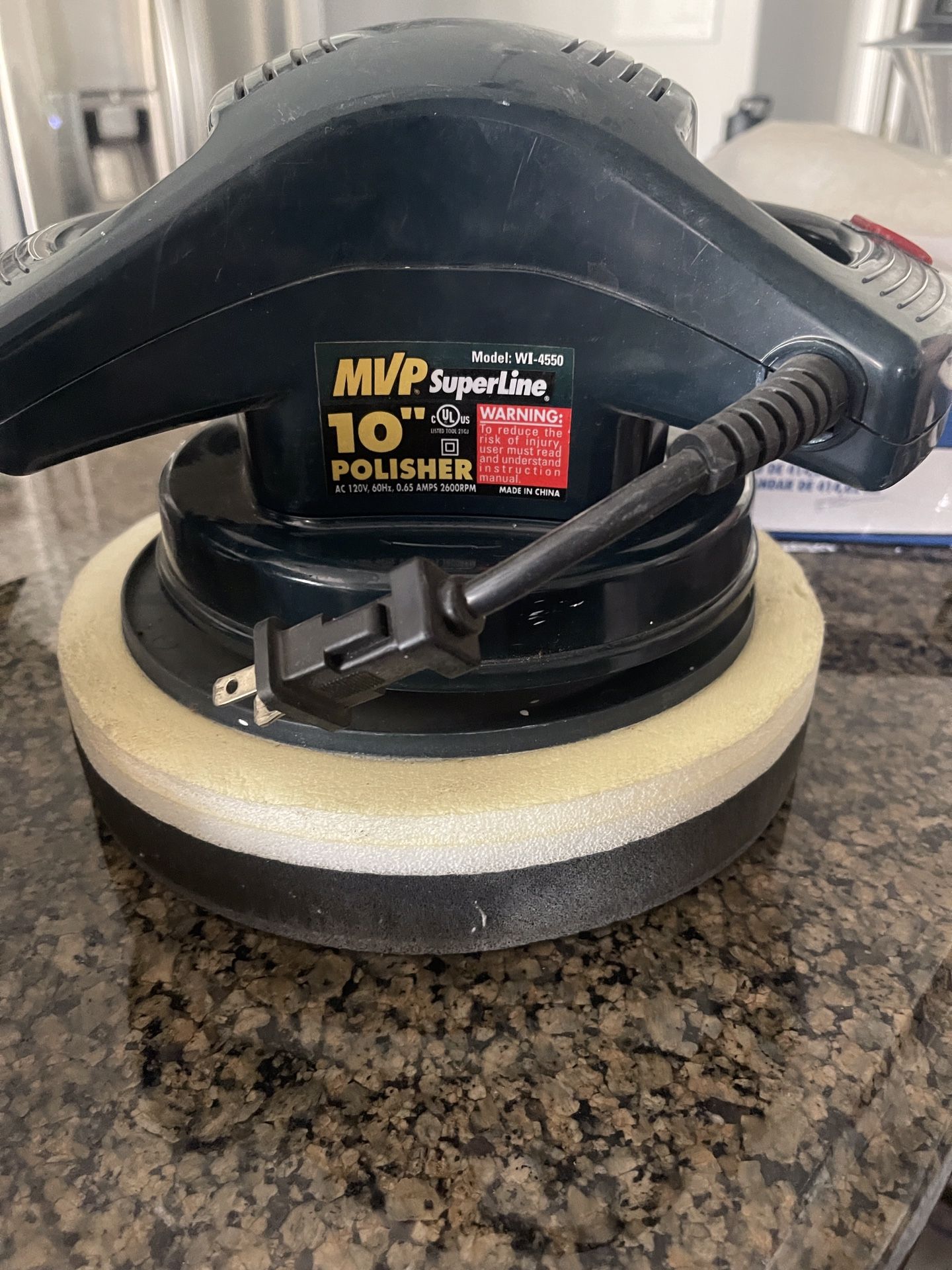 MVP SUPERLINE 10” Polisher With Extra Buffing Pads Model: WI4550