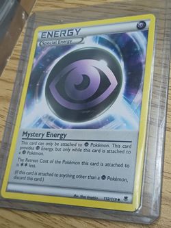 Pokémon Mystery Energy Card 112/119