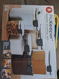 6 piece air tight food containers