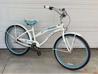 Beautiful 3 Speed Greenline Aluminum Frame 26” Beach Cruiser Bike