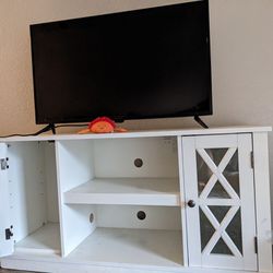 TV Stand with Farm Style Doors 