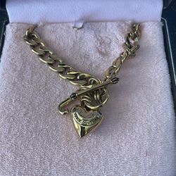 Juicy Couture Heart Pendant Necklace