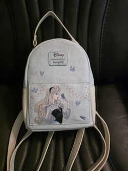 DISNEY SLEEPING BEAUTY AURORA LOUNGEFLY MINI BACKPACK
