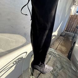Over The Knee Boot // Suede Material