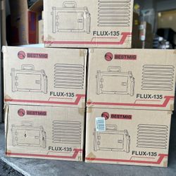 BESTMIG 135A MIG Welder - 3-in-1 Flux Core Welder, MIG/Lift TIG/Stick Welding Machine - Portable IGBT Inverter - 110V with Welder Helmet and Gloves