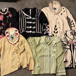 Vintage Women’s Storybook Knits Cardigan 