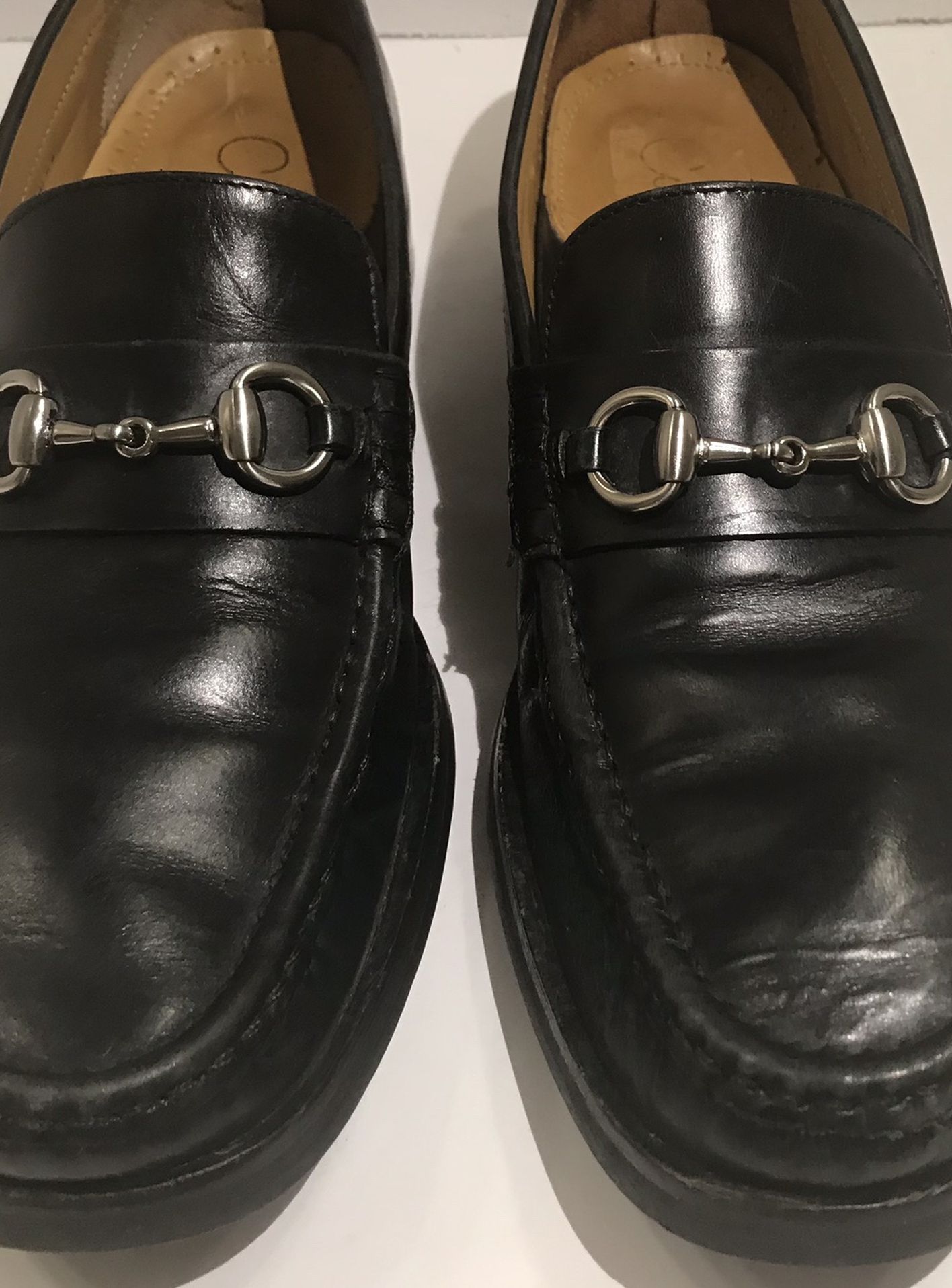 Cole Haan Men's Black Leather Bit Loafer Shoes Size 8.5M