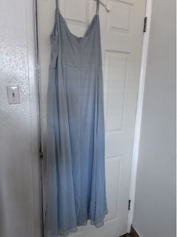 David’s bridal dress, size 22, light blue
