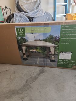 13×13 Gazebo New In The Box. Complete Set. HD Design 