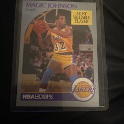 Magic Johnson NBA Hoops #157