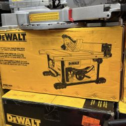 DEWALT 15 Amp Corded 8-1/4 in. Compact Portable Jobsite Tablesaw (Stand Not Included)
