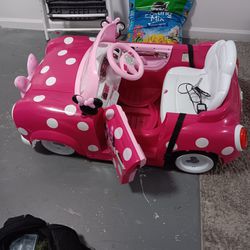 Minnie Mouse Kids Electric Ride In Car