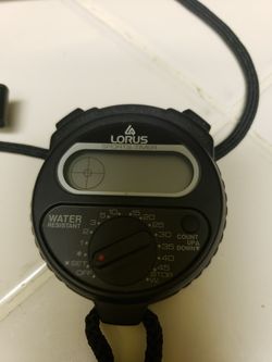 Lorus sports timer