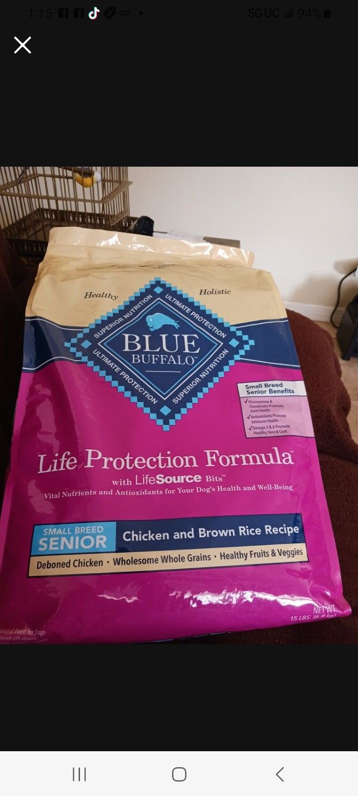 Blue Buffalo 15lb Cost 50.00 Online Selling For 30.00