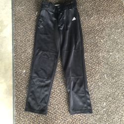 Boys Black Baseball Pants Adidas 