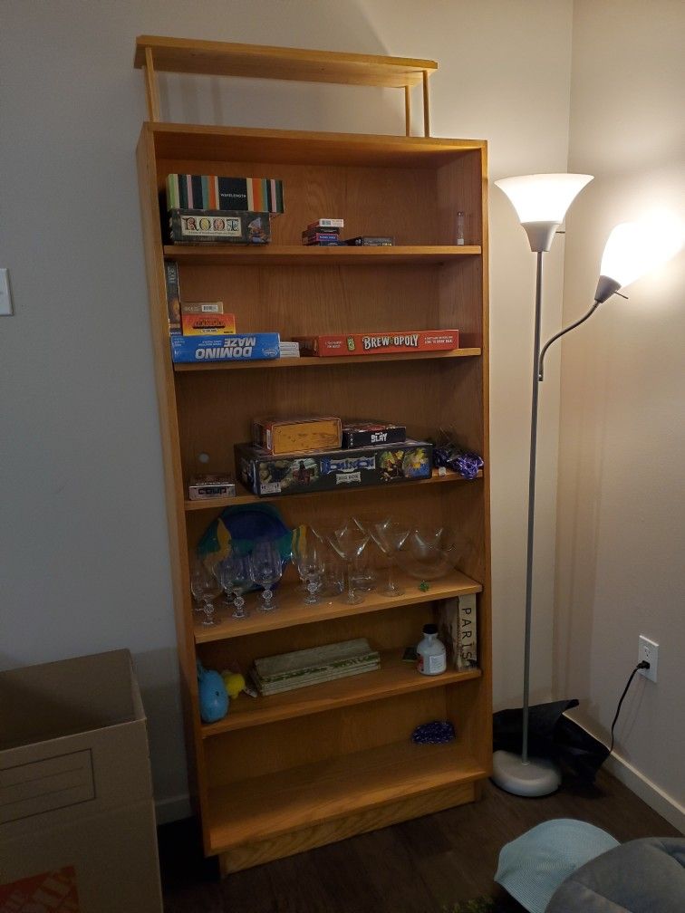Wooden Bookshelf